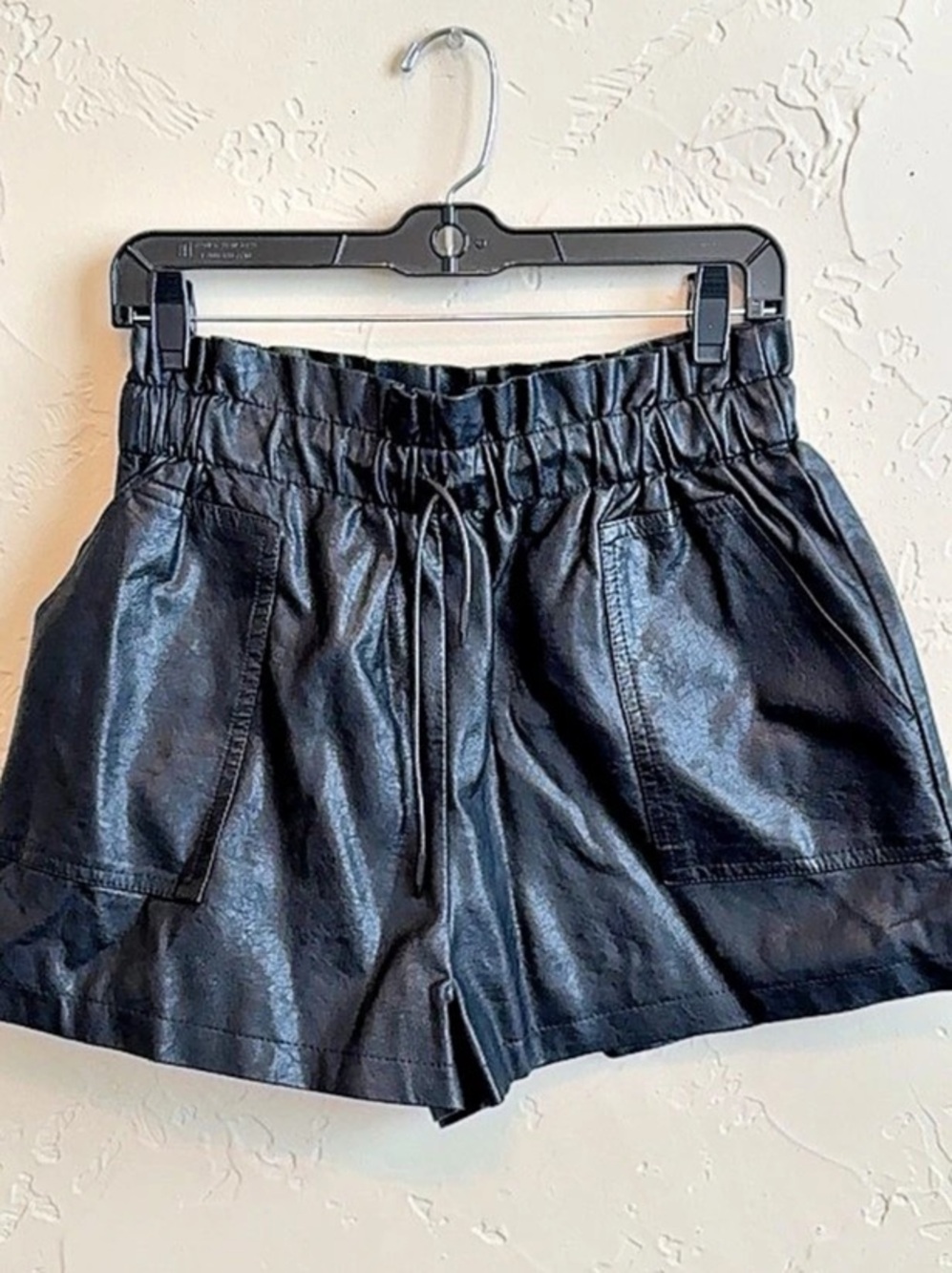 High Waist Black Shorts Size XL Like New